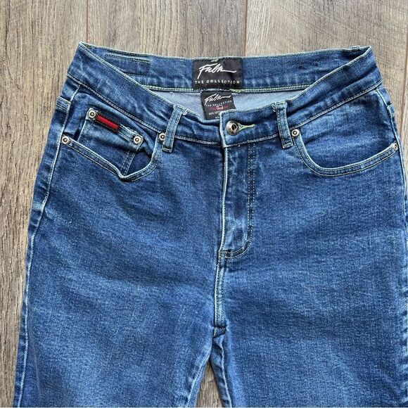 FUBU The Collection Jeans High Waist 90's Retro Straight Leg Jeans Size 7/8 - Picture 9 of 10